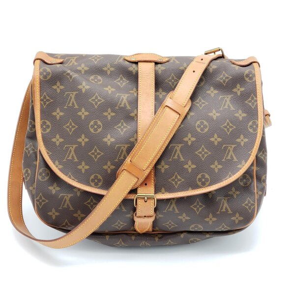 LOUIS VUITTON Saumur 35 Monogram Shoulder Bag 420-102025 - Picture 1 of 16